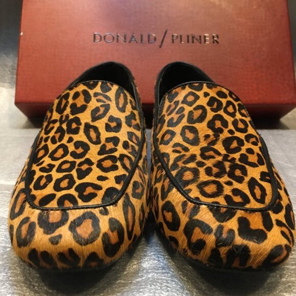NWT & BOX! Donald J Pliner Leopard Print Calf Hair Loafer—Size 6.5 - Picture 4 of 12
